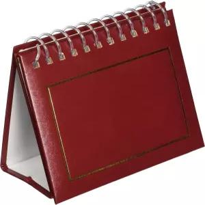 파이오니어 사진 앨범 50 포켓 스파이럴 바운드 가죽 미니 이젤 4 x 6 인치 프린트 부르고뉴