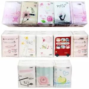 미니 포켓티슈 6개입 5개 티슈 휴지 화장지 여행용티슈 휴대용티슈