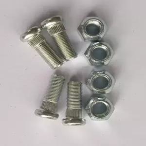 4PCS 휠 볼트 러그 스터드 101922201 416-061 및 클럽카 DS 골프 카트 전기 1982-업 교체 1034779-01