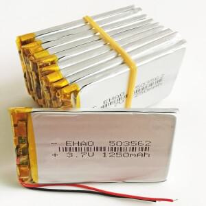 503562 리튬 폴리머 LiPo 충전식 배터리 셀 MP3 MP4 MP5 GPS PSP DVD 비디오 게임 패드 태블릿 PC용 3.7V 1