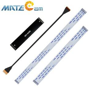 FPC 리본 유연한 플랫 케이블 동축 24 핀 피치 0.5MM 와이어 길이 6/10/20/25CM MateCam X7/X9 용