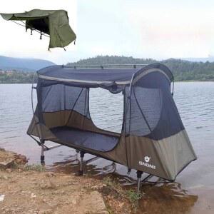 낚시용 텐트 1인용 원터치 쉘터 블루 좌대 간이탈의실 녹색 아이스텐트 밀리터리 야외