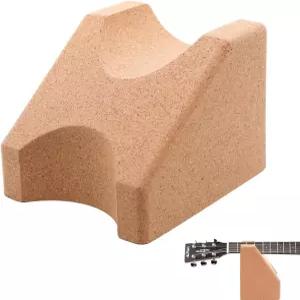 기타 넥 레스트 - 천연 코르크 지지대 베개 거치대 필수 루티어 도구 줄 교체 및 청소용 설정 키트 수리