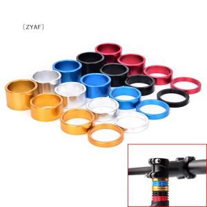 ZYAF 4개 자전거 헤드셋 스페이서 로드 바이크 와셔 프론트 스템 포크