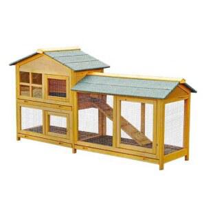 토끼집 대형 케 스테인레스 별장 cm 노란색 2층 쉼터 방수 하우스 친칠라 사육장