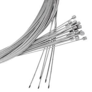 아연 도금 강철 자전거 내부 시프트 케이블 20개 기어 속도 라인 변속기 2m x 1mm