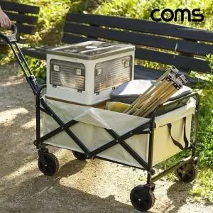 Coms 캠핑 웨건 접이식 폴딩카트 캐리어 애완견 유모