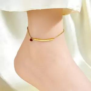 골드 볼체인 써지컬스틸 패션 발찌