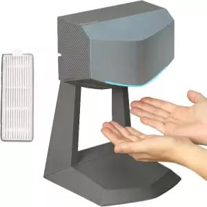 상업용/주거용(가정용) 액세서리 스탠드 및 HEPA 필터가 장착된 REVSQUARED 핸드 드라이어 - 컴팩트 휴대용