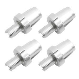 알루미늄 합금 브레이크 레버 조절기 케이블 나사 자전거 조정 볼트 접이식 사이클링 부품 M7 4개 팩