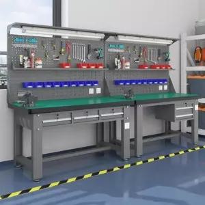 작업다이 정전기방지 작업대 타공판 단일 철제 작업