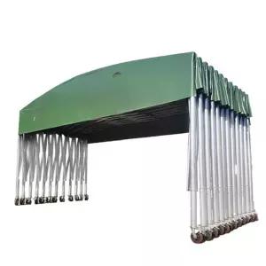 바퀴달린 대형 캐노피 자바라 행사용 주차장천막