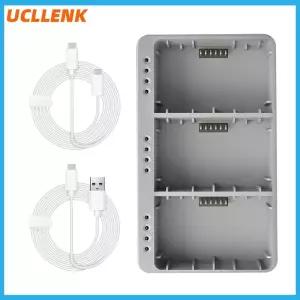 미니 5 프로/미니 4 프로/미니3용 드론 배터리 충전기 DJI 3 프로 충전 관리자용 3포트 USB/타입-C 고속