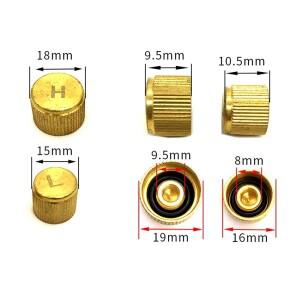 호환상품 자동차 에어컨 냉매 먼지 커버 밸브 코어 캡 하이 로우 사이드 포트 고압 저압 액세서리