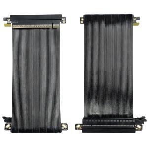 ITX 서버용 PCI E 5.0 X16 라이저 케이블 은도금 차폐 이중 역방향 Express Gen5