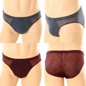 비너스 2매세트 남성 쿨 매쉬 망사삼각팬티 VMP7124SET 206436