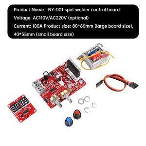 NY-D01 제어 보드 40A/100A 스폿 용접기 기계 패널 조정 시간 전류 디지털 디스플레이 AC 9-220V