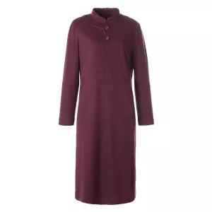 벨리시앙 수입소재 변형 체크 원피스OP2401