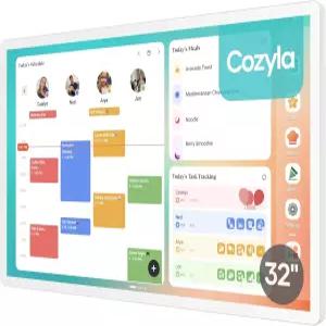 Cozyla 디지털 캘린더+ 2 32인치 월 플래너 터치 스크린 안무 차트 가족 일정을 위한 대시보드 스마트 전자