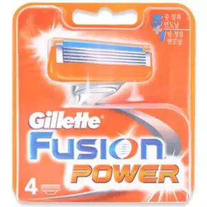 질레트 퓨전 파워 면도기날 리필4P