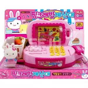 소꿉놀이완구 소꿉놀이 미니계산대소꿉놀이 핑크래빗계산대 말하는 역할놀이 소꿉놀이선물