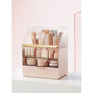 탁상 서랍식 화장대 수납장 책상 수납 시트 브러쉬 화이트 학생 보관함 선반 기숙사 11