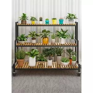 베란다 이동식 화분 다육이 철제 스탠드 매대 정리대
