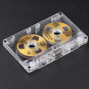 레트로 복고풍 엔틱 빈 오디오 테이프  I 수제 릴 투 카세트 46분