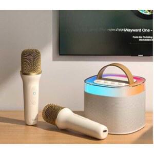 노래방마이크 무선 노래방 무빙 가정용 인터넷방송용 자동튜닝 핑크 코드리스 헬드 라이브