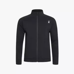 매장정품 스파이더 [ 본사] 공용 트레이닝 스탠드 넥 세트 집업 SPHFCNFT202UBLK 191938