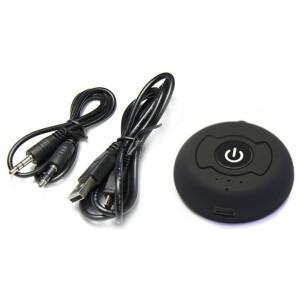 블루투스 오디오 송신기 어댑터 2pcs 헤드폰 멀티 포인트 무선 음악 스테레오 동글 스플리터 함께 작동