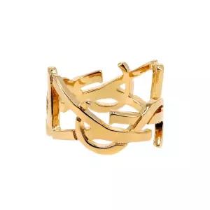 생로랑 823669 Y1500 8030 카산드라 모노그램 메탈 스카프 반지