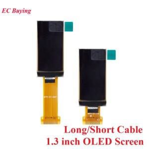 OLED 베어 스크린 12864 LCD 디스플레이 모듈 SPI/IIC I2C 인터페이스 백색 13 핀 SH1107 컨트롤러 인치