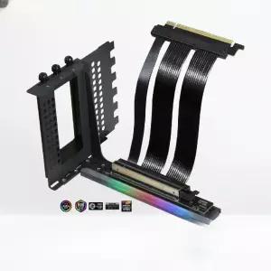 컴퓨터 그래픽 카드 직각 케이블 PCIE 라이저 5.0 세대 GPU 마운트