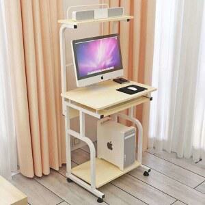 데스크탑 컴퓨터 책상 블랙 공간활용 본체 스프링클러 수납 공간 받침대 스탠딩