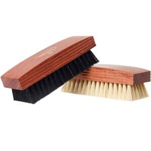 사피르느와르 슈즈브러쉬 구두솔 회색 구두닦이 Saphir 브러쉬 돼지털 폴리셔