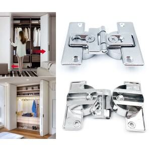 가구 보이지 않는 조정 가능 자체 지지 접이식 경첩 180 도 숨겨진