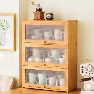 원목 나무 식탁 정리대 서랍 우드 보관 정리함