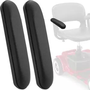 바이브 휠 모빌리티 스쿠터 교체용 암 패드 부품(스폰지 패드)을 위한 YIBEICO 2PCS 헤비 듀티 풀 롱 패딩