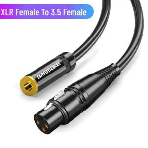 오디오 익스텐션 케이블 XLR 암3.5mm 암 어댑터 마이크 믹서 앰프 사운드 카드 효과 스피커용