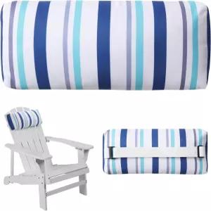 파티오 체이스 라운지 의자용 라스갈라리 헤드레스트 베개 리클라이너 사무실 조절 가능한 신축성