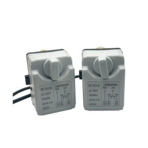 호환상품 AC220V DC24V 전동 볼 밸브 액추에이터 3 선 2 제어 수동 스위치가있는 전기 모터