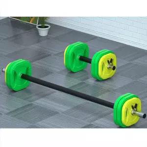 바벨 봉 가정용 중량 역기 고무 경량 원판 홈짐 헬스