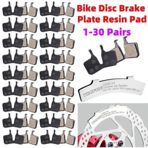 1-30 쌍 자전거 디스크 브레이크 플레이트 패드 수지 유압 Magura MT5 MT7 용 조용한 내마모성 교체 액세서