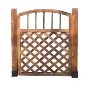 출입문 담장 원목 게이트 방부목 야외 쪽문 대문 정원 목재