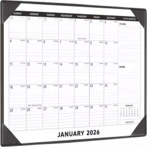 대형 책상 달력 2026-2027년 매트 코페시 22인치 x 17인치 2026년 1월부터 2027년 6월까지 18개의 입