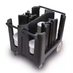 호텔 운반 카트 접시 스택 운반기 디너 레스토랑