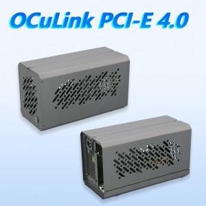 eGPU OcuLink Thunderbolt3/4 USB4 PCIE 4.0 TH3P4G3 OCuP4v2 ATX SFX FLEX 외장 그래픽 카드 메탈 프레임