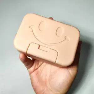 휴대용 비누 보관 케이스 핑크 비누 보관함