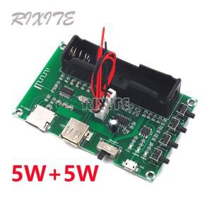XH-A150 PAM8403 블루투스 증폭기 오디오 보드 5W x 2 리튬 배터리 노래 기계 USB TF 카드 듀얼 채널 미니